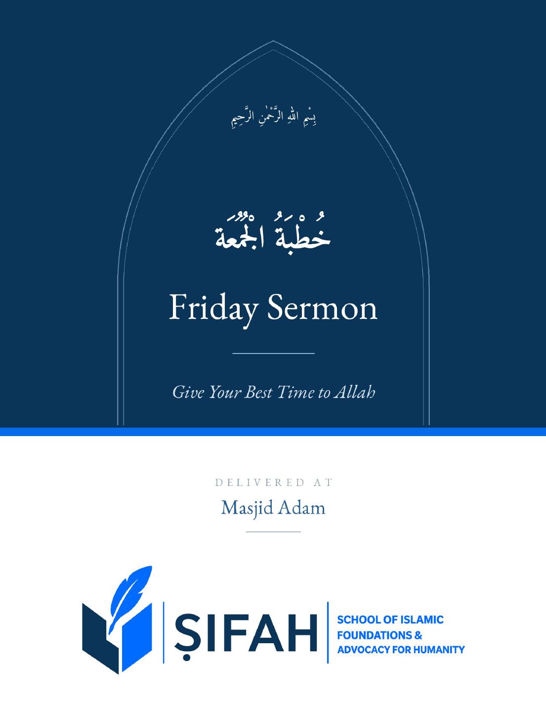 Khutbah cover