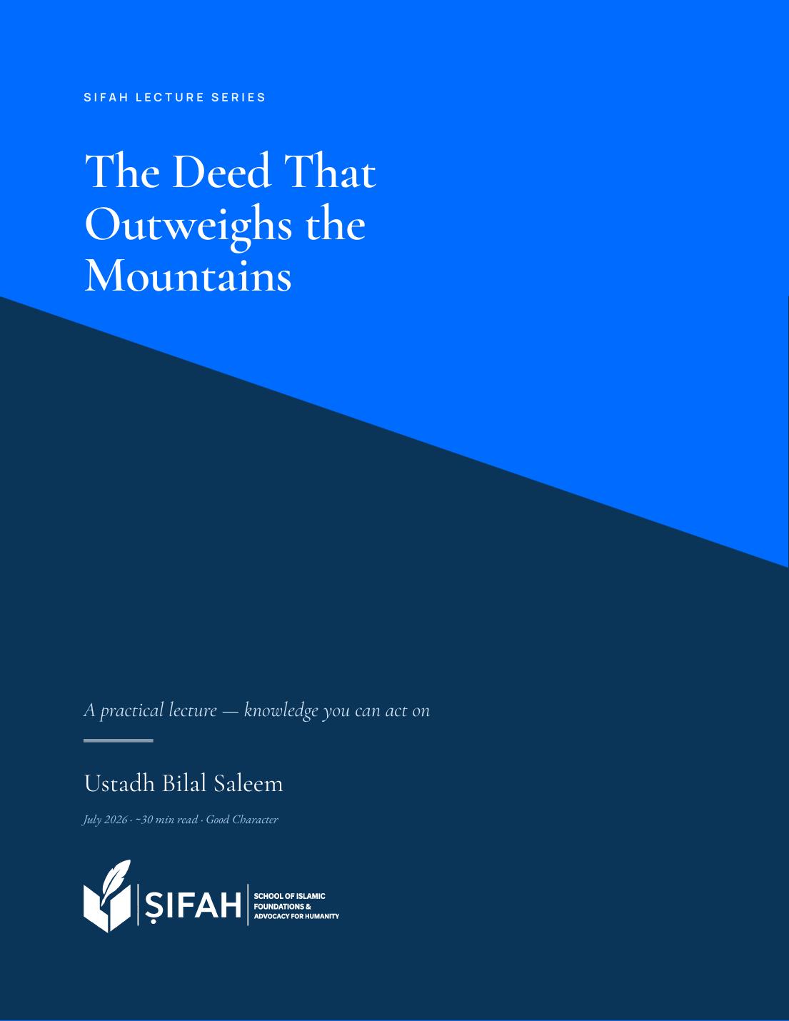 Lecture cover
