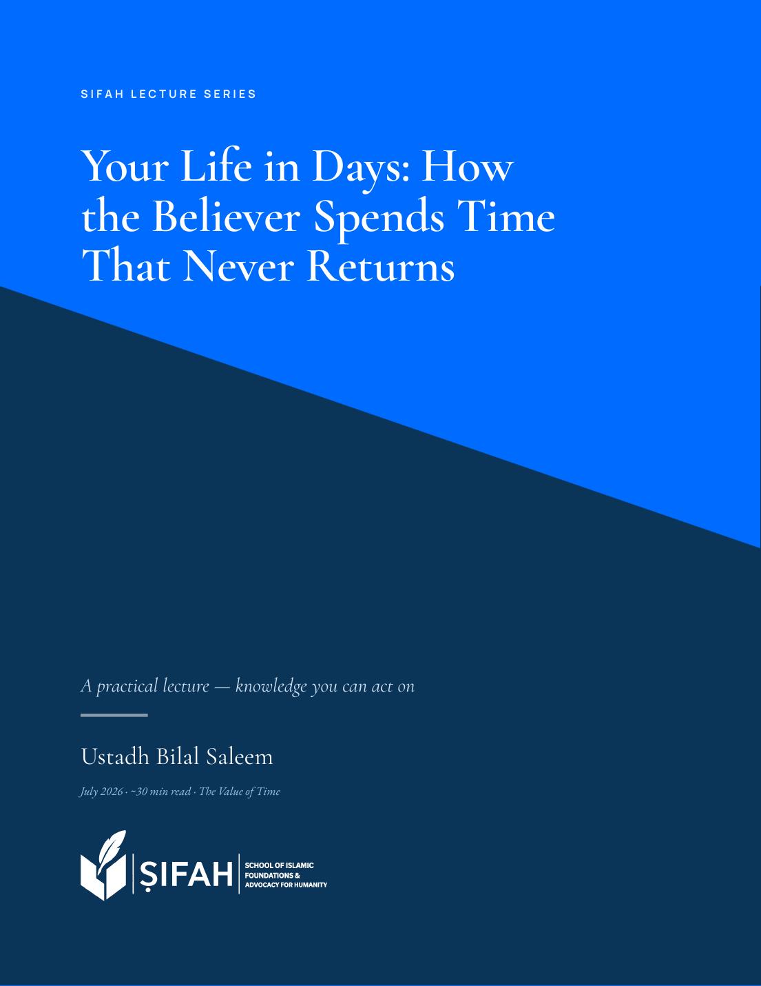 Lecture cover