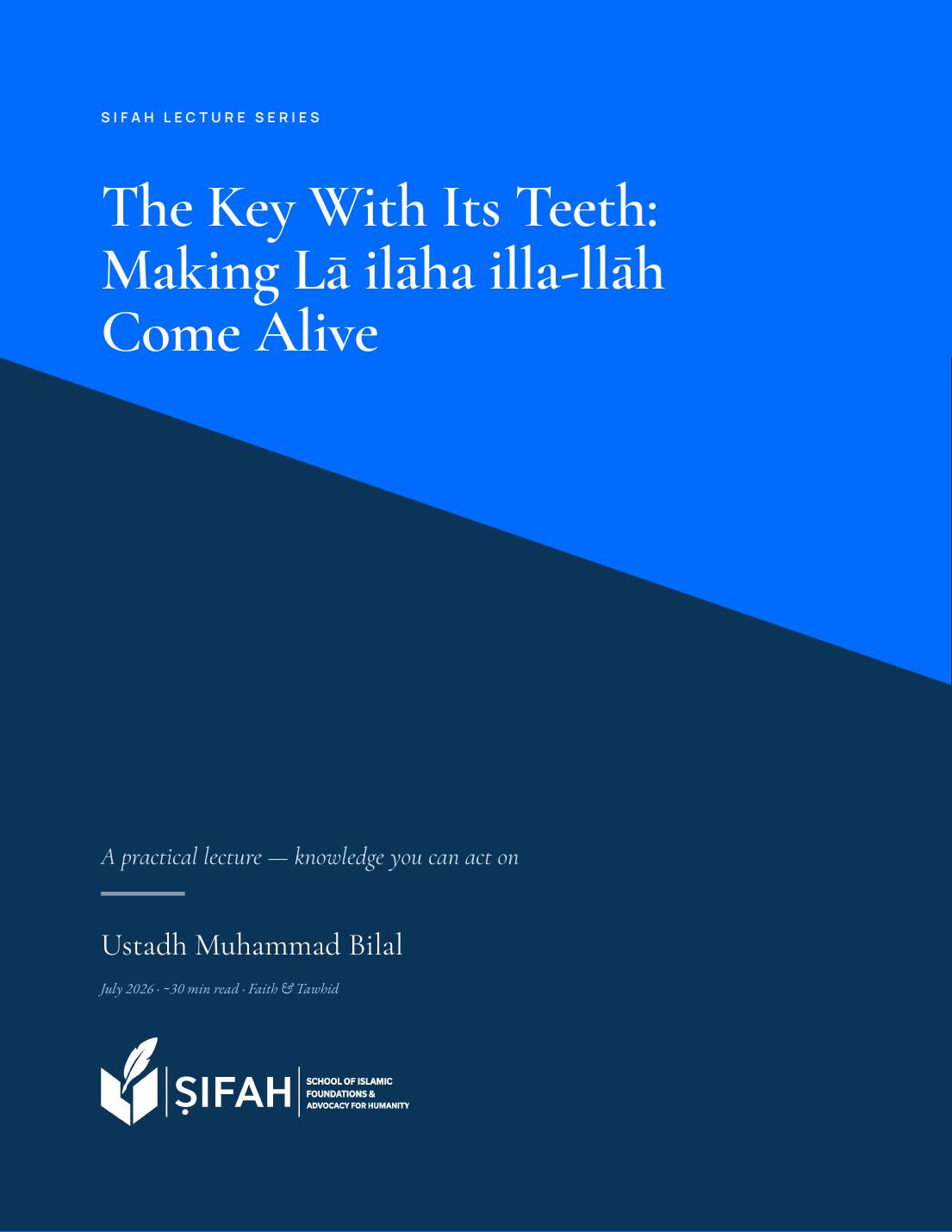 Lecture cover