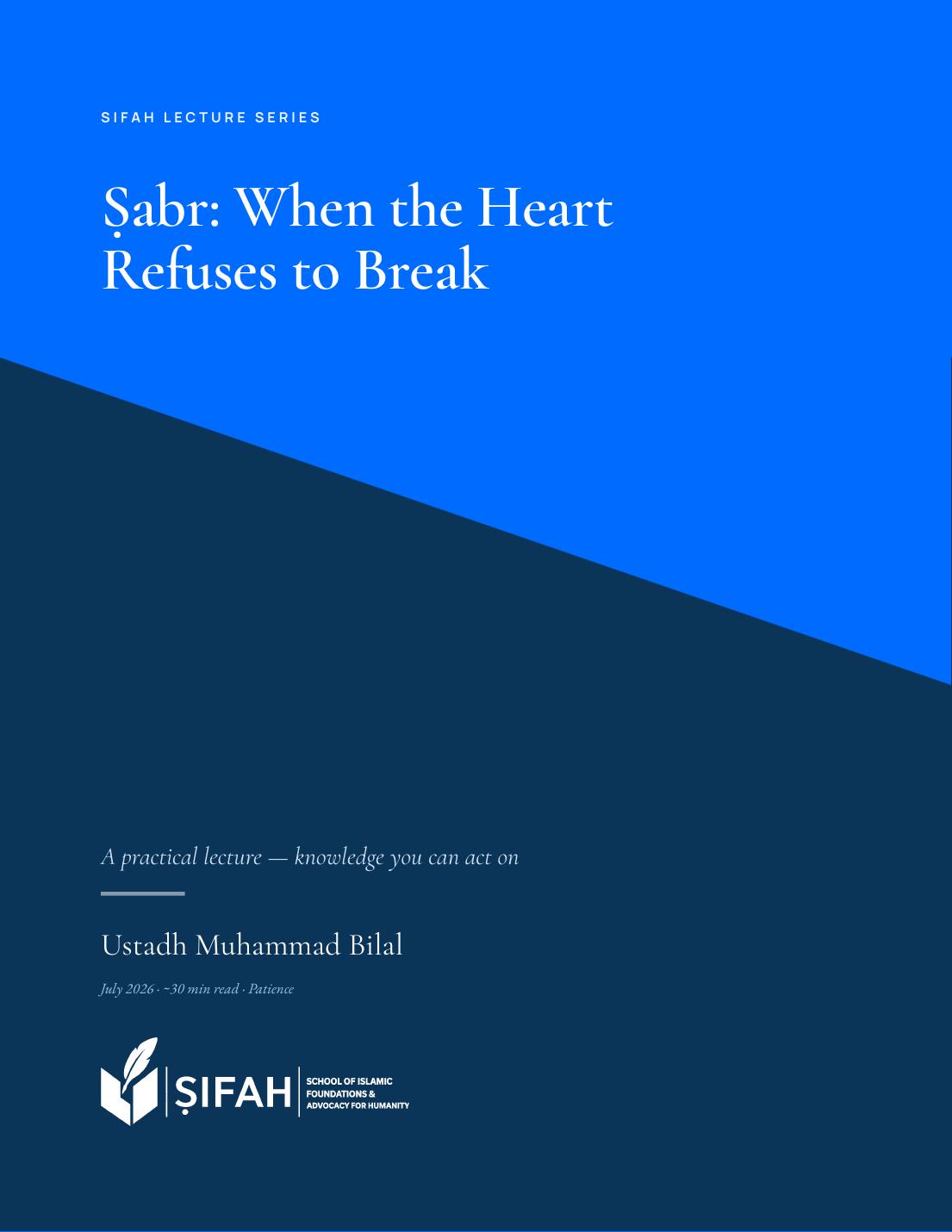 Lecture cover