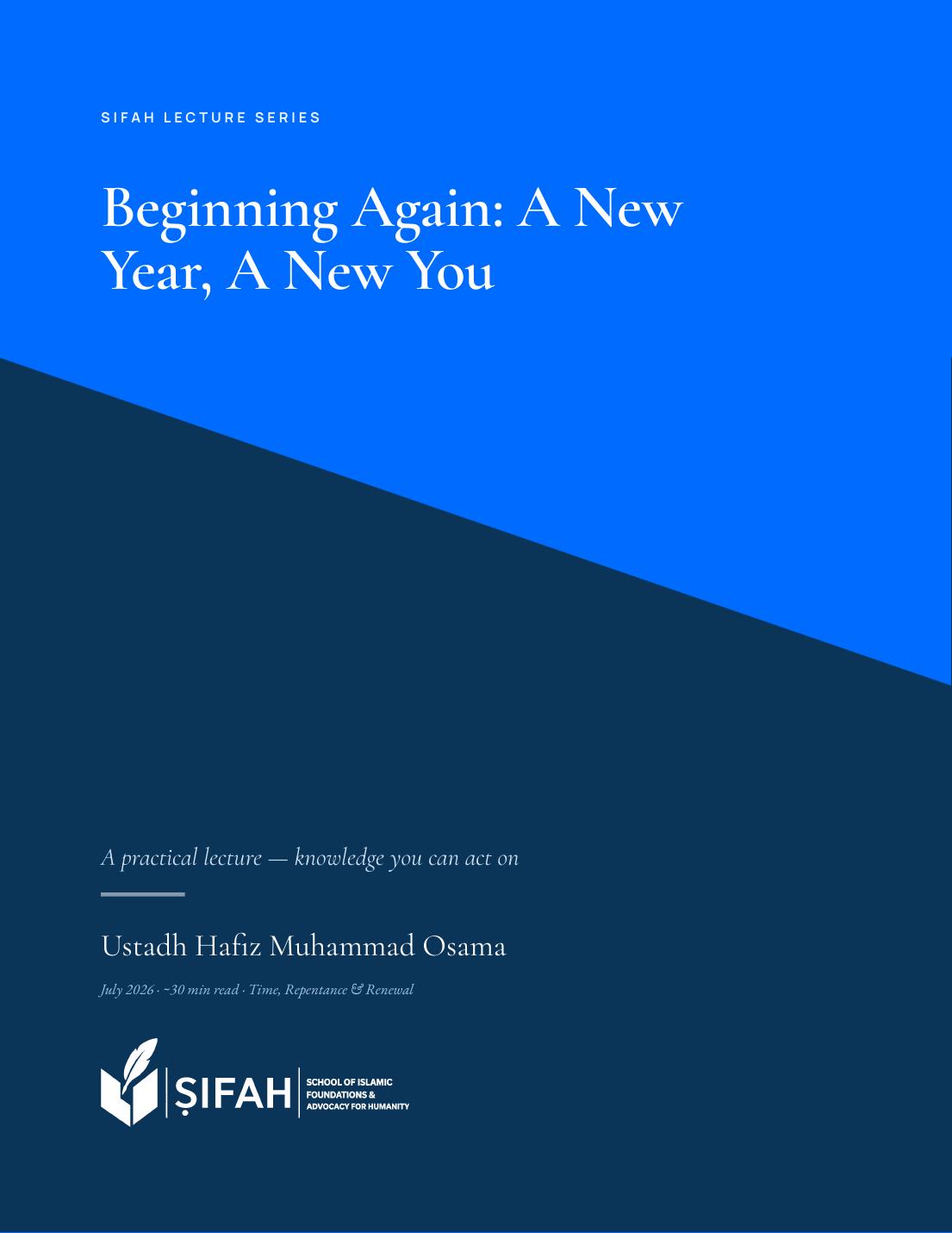 Lecture cover