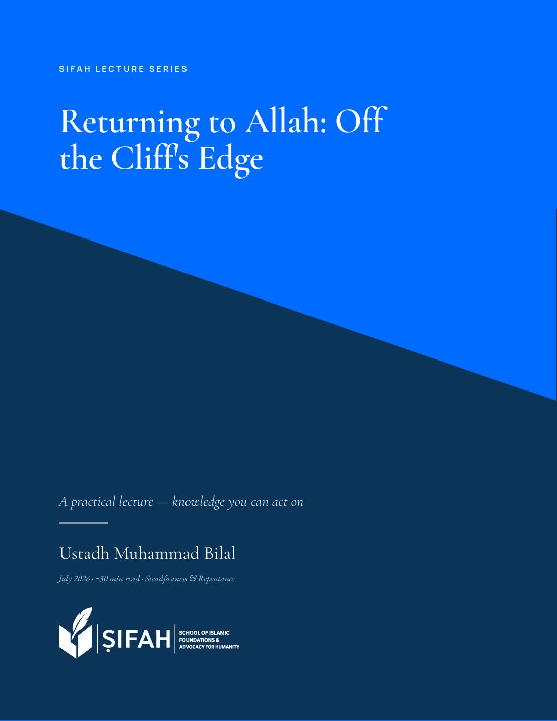 Lecture cover