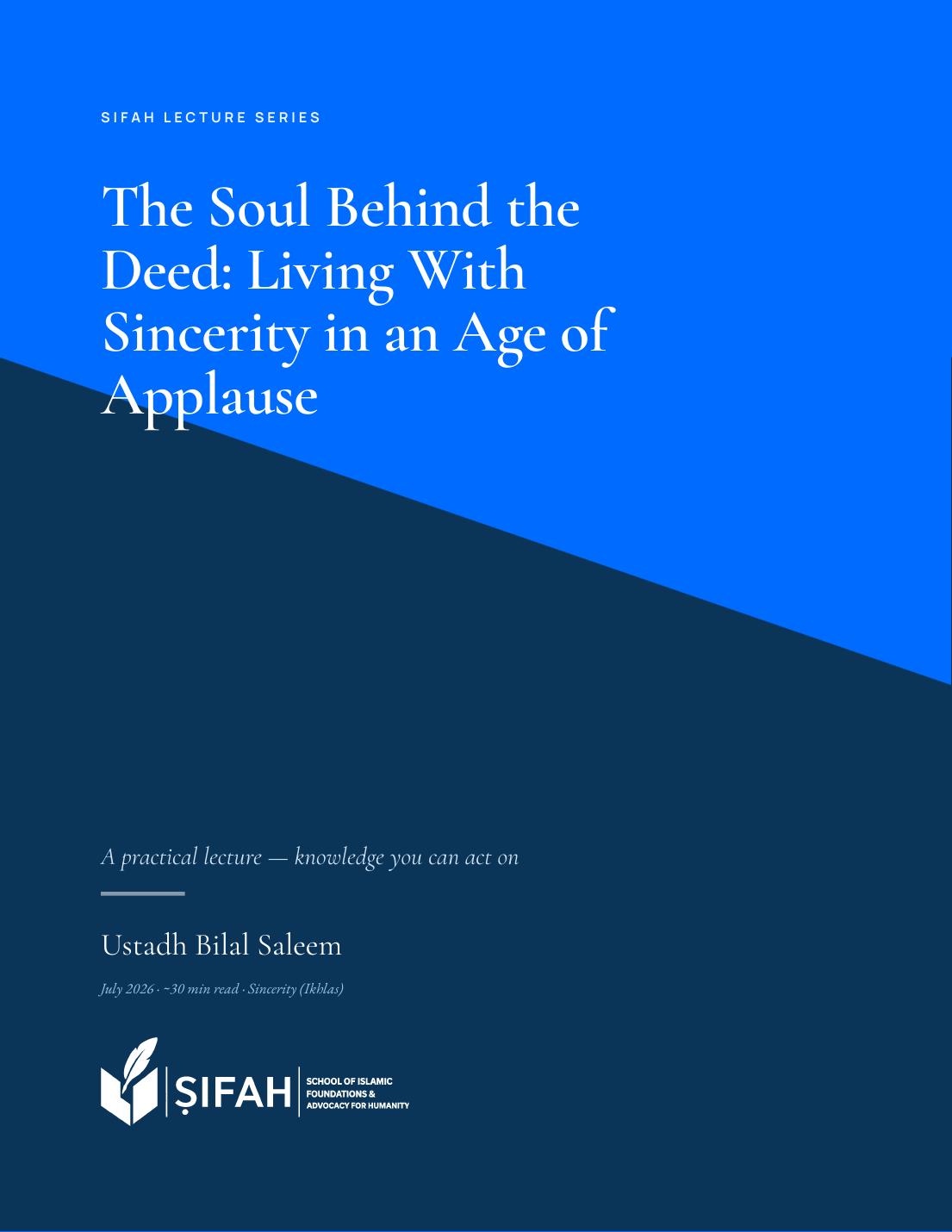 Lecture cover
