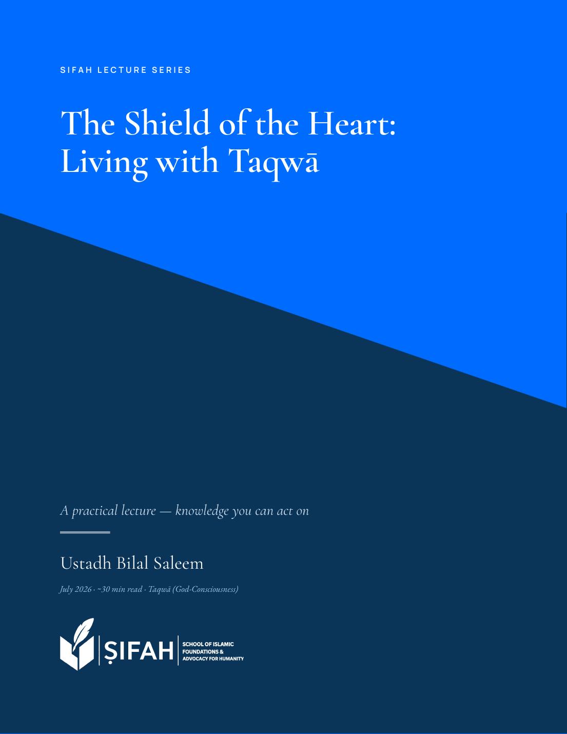 Lecture cover