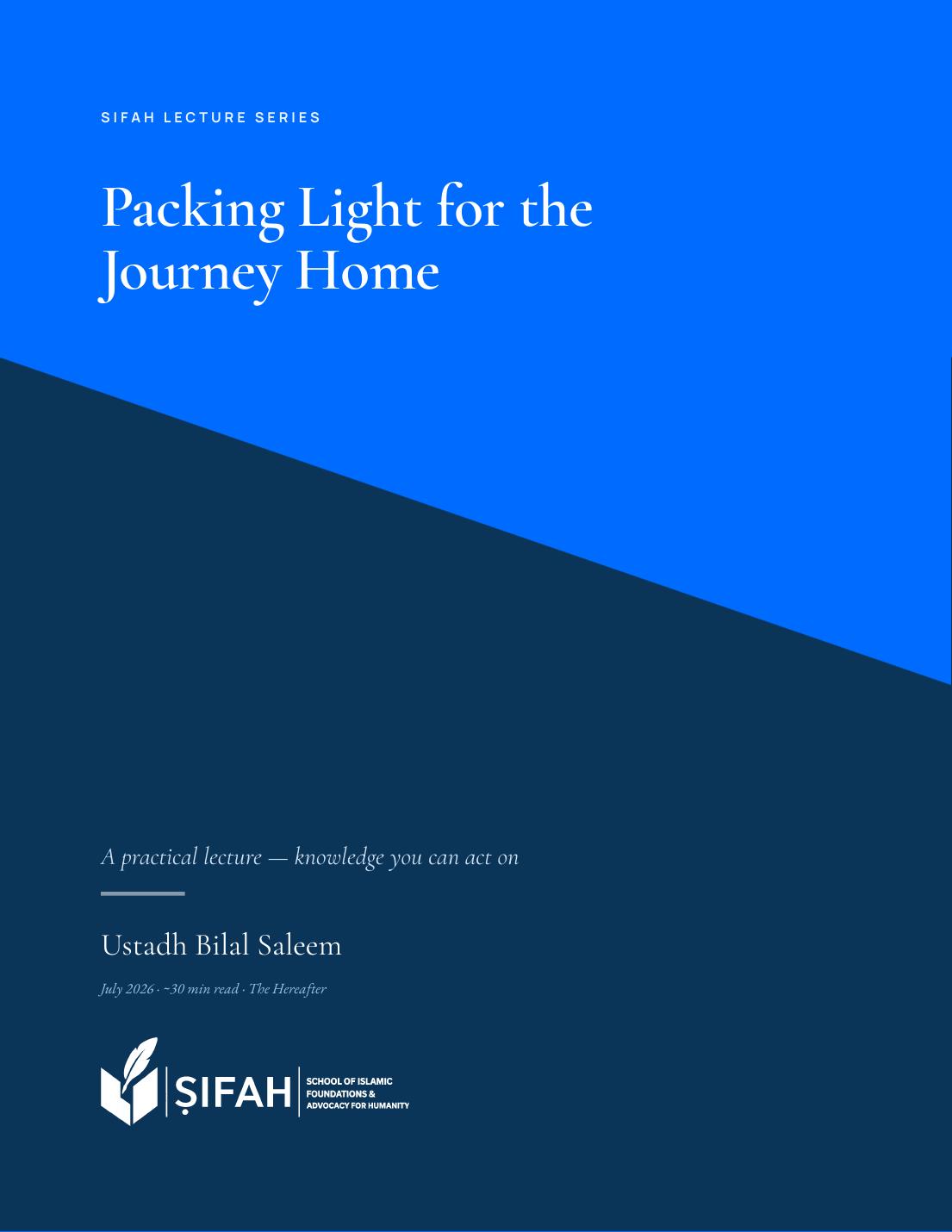 Lecture cover