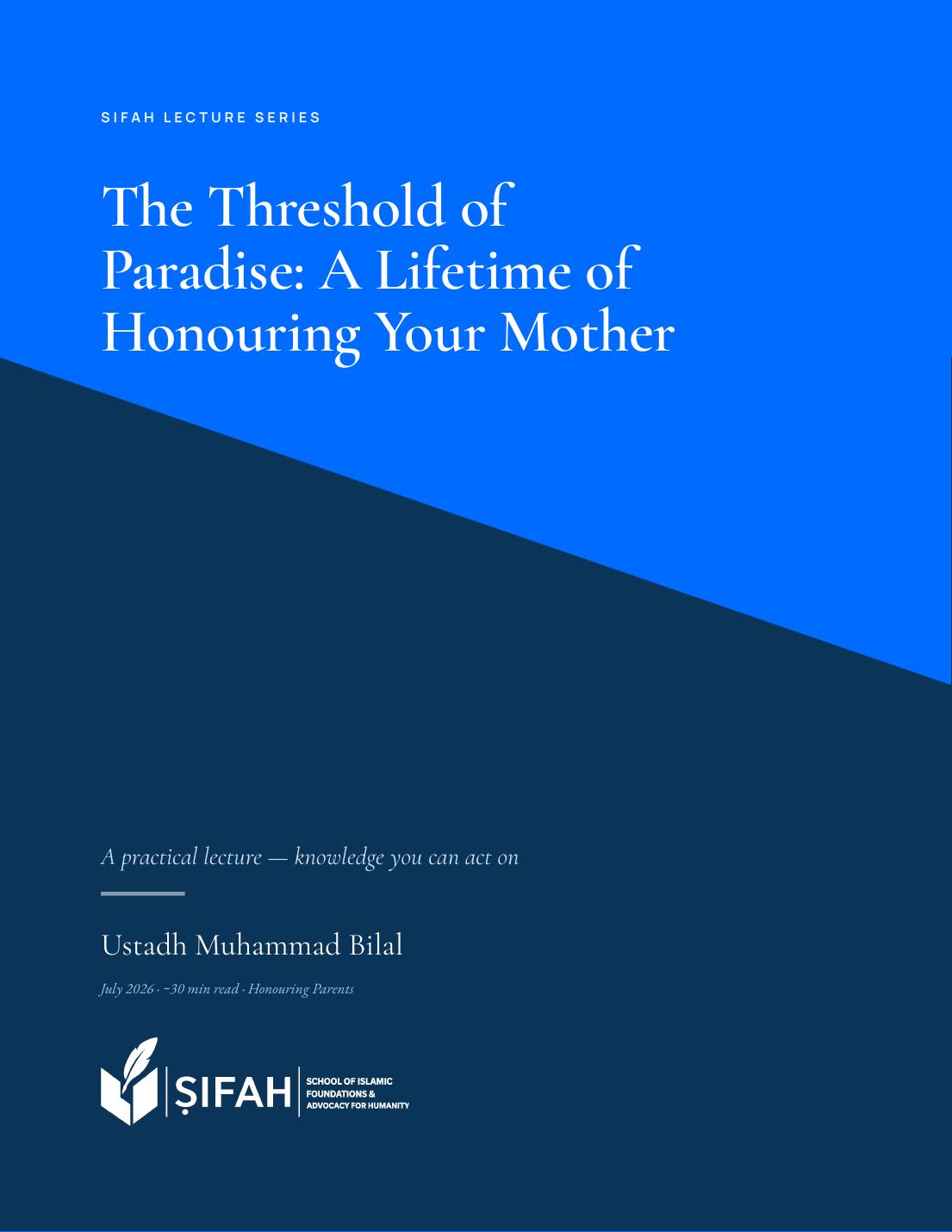 Lecture cover