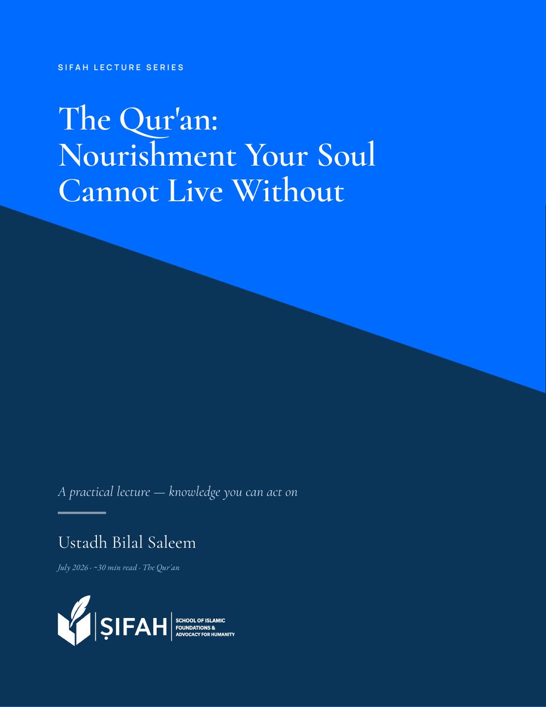 Lecture cover