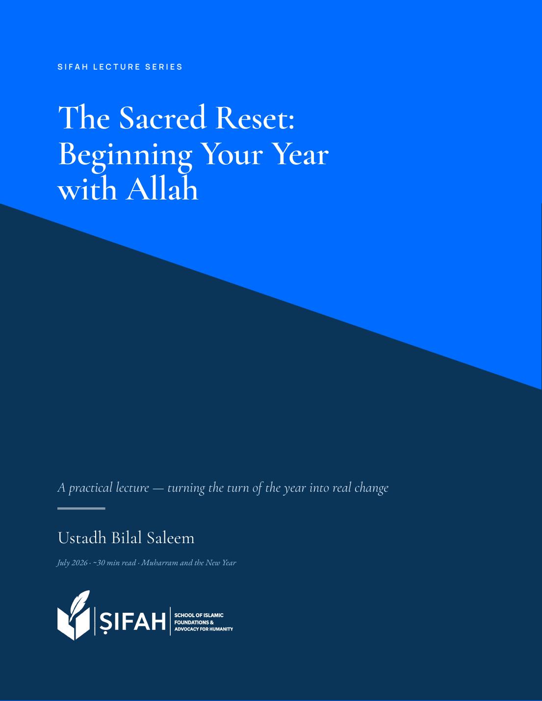 Lecture cover