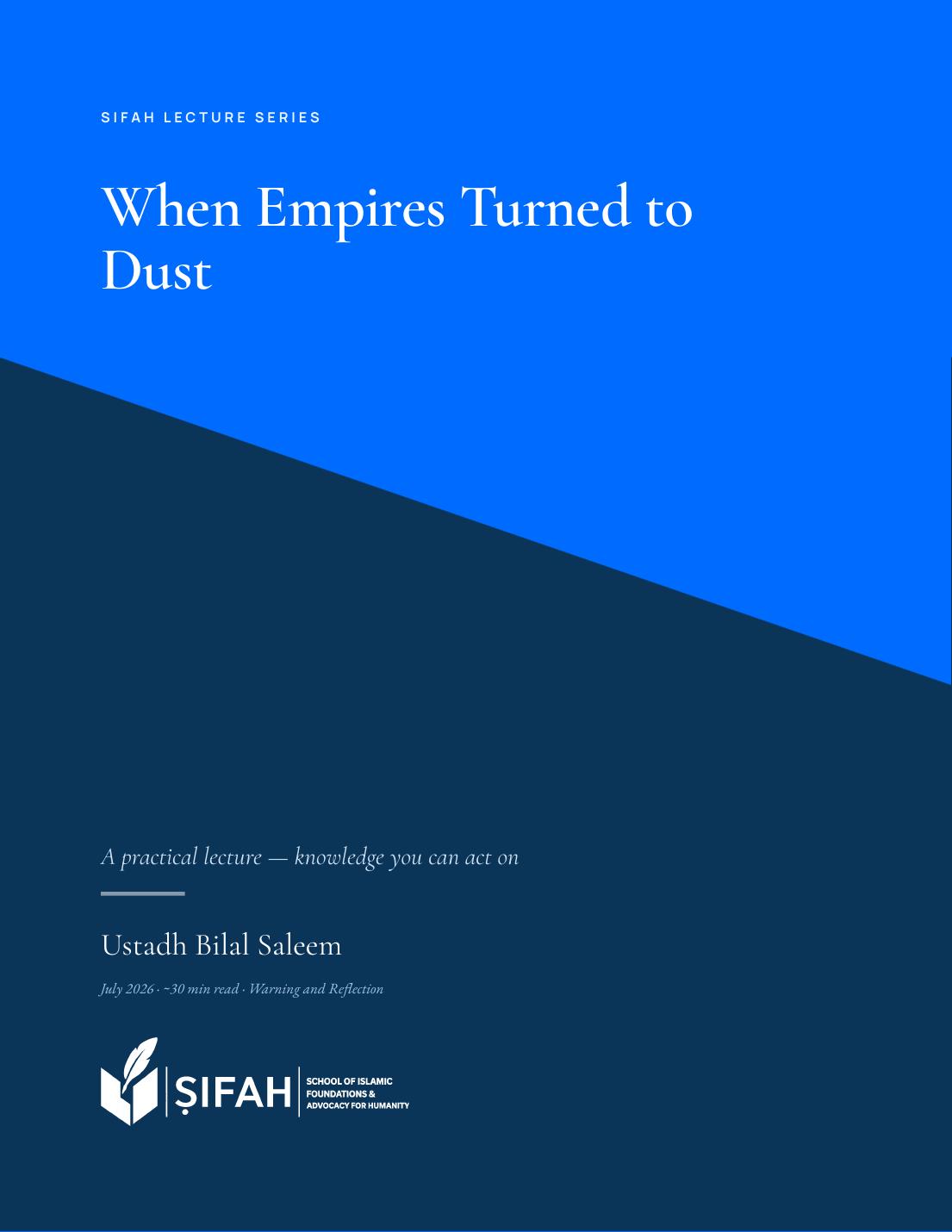 Lecture cover