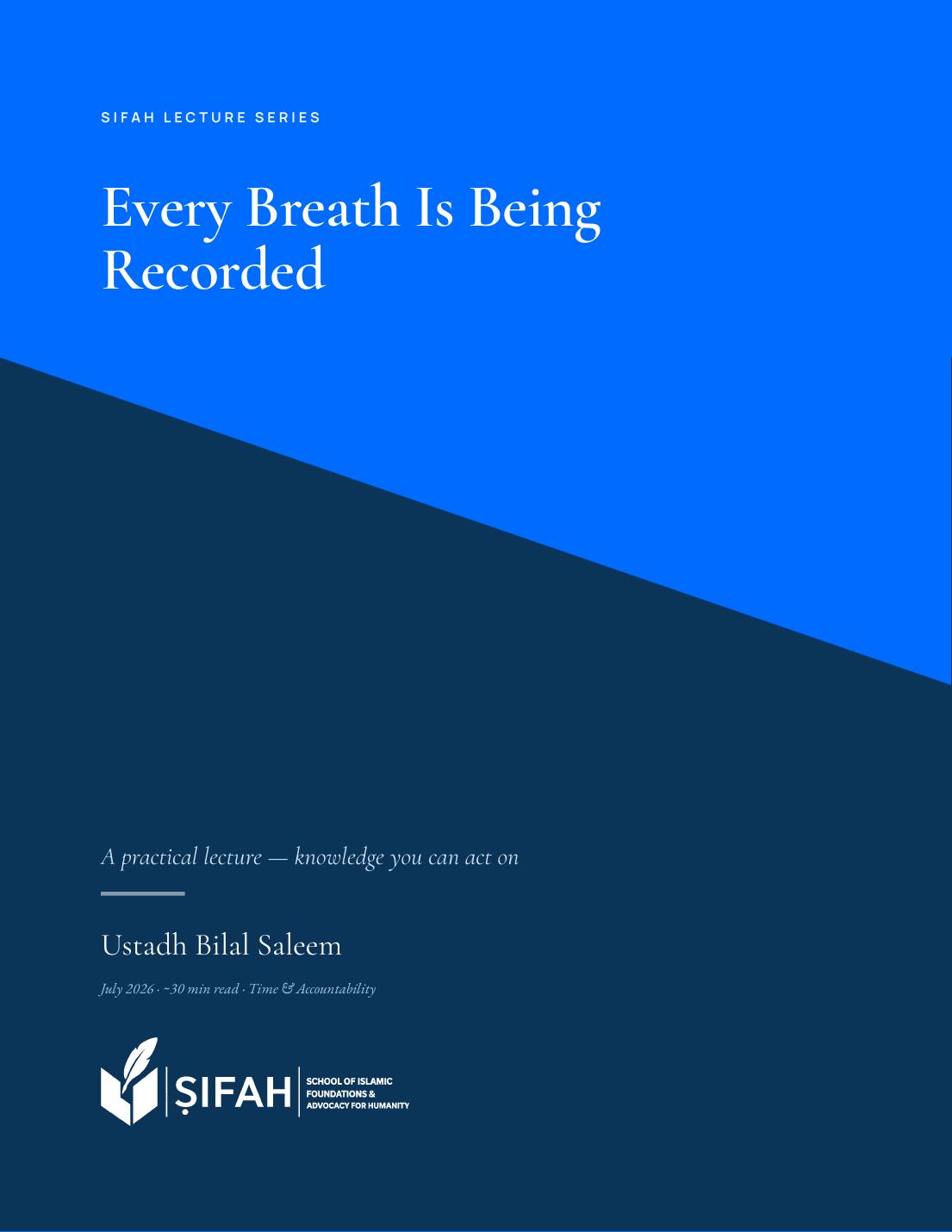 Lecture cover