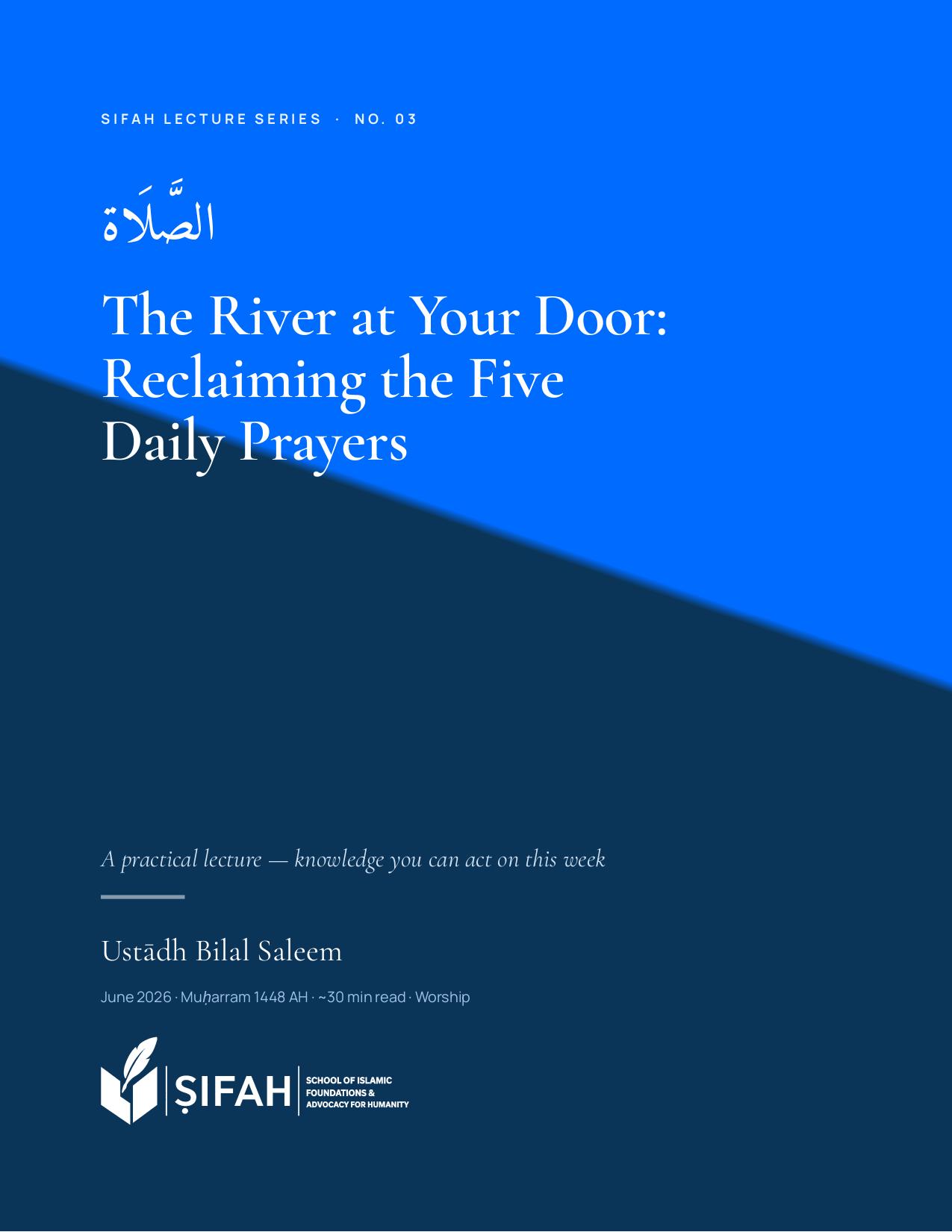 Lecture cover